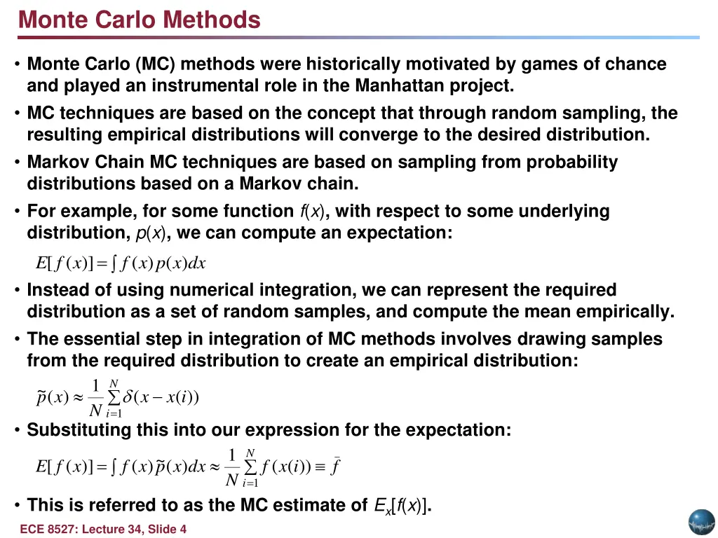 monte carlo methods