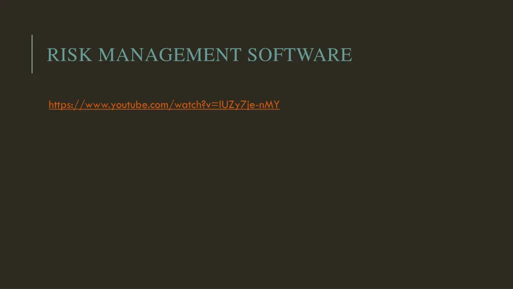 risk management software