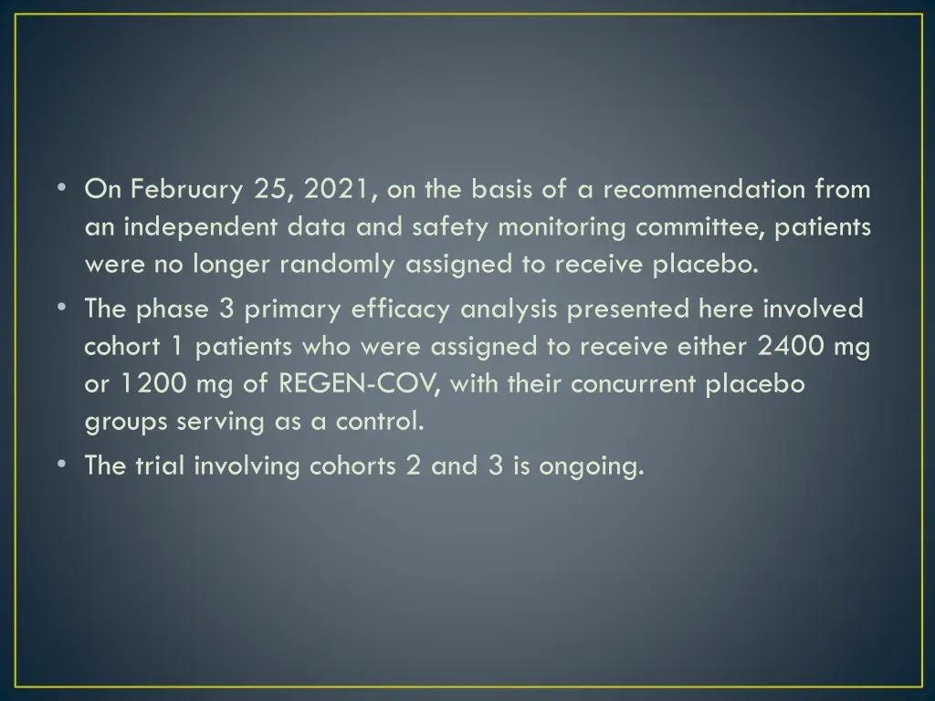 on february 25 2021 on the basis