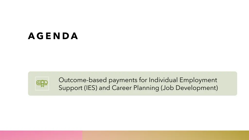 agenda