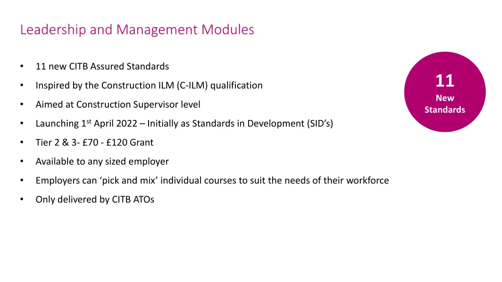 leadership and management modules