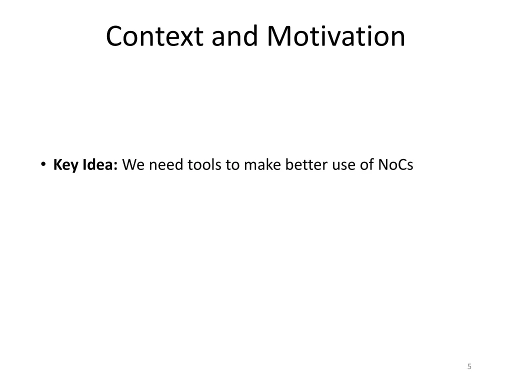 context and motivation 3