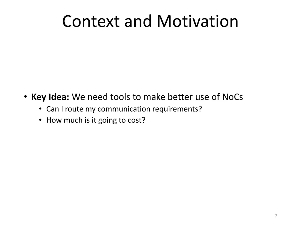context and motivation 5