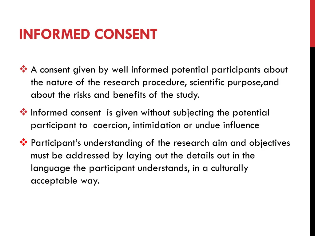 informed consent