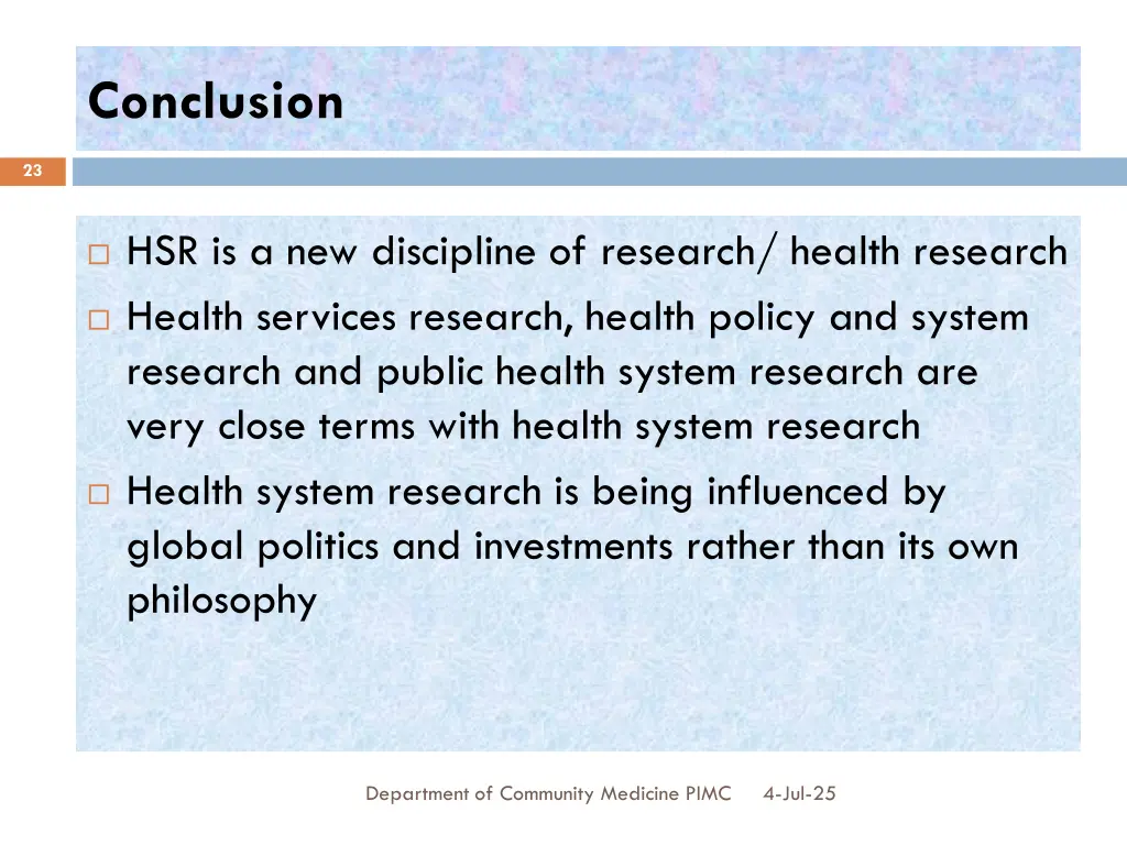 conclusion