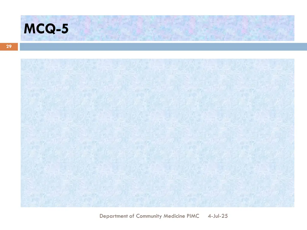 mcq 5