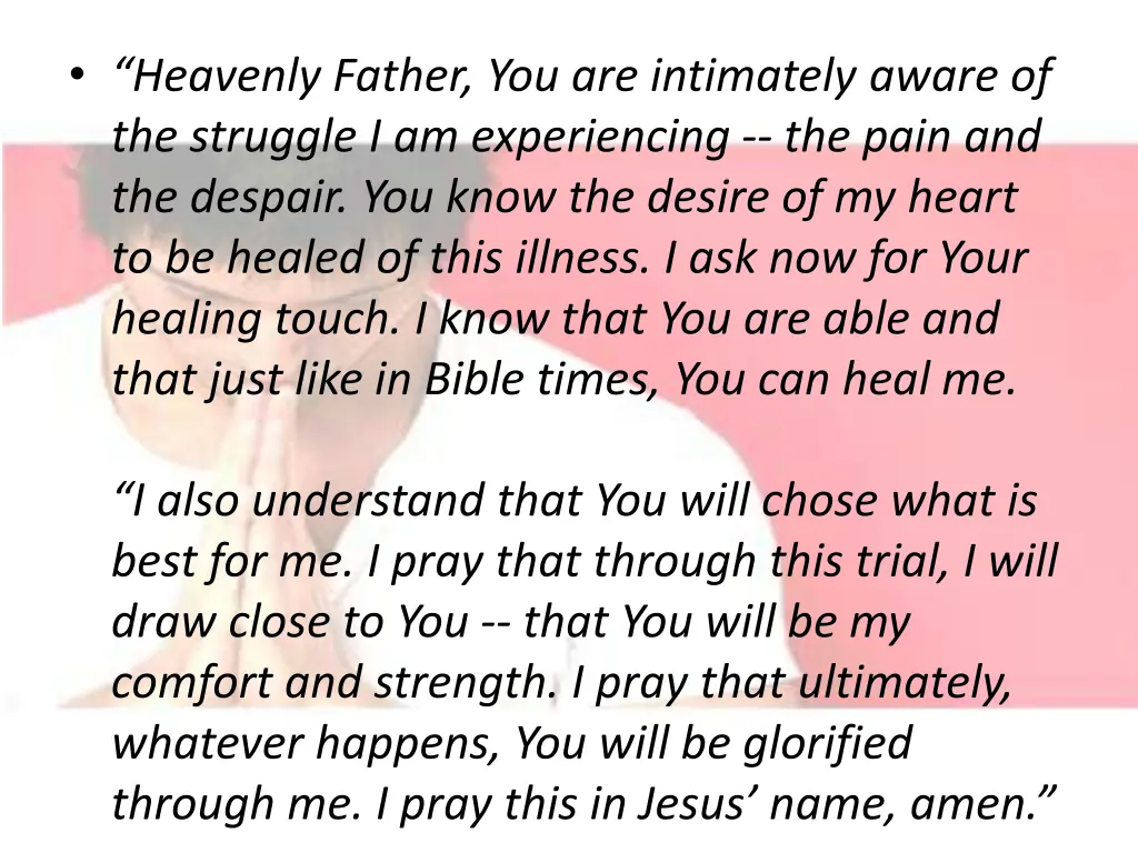 heavenly father you are intimately aware
