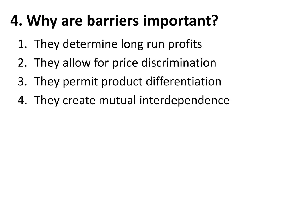 4 why are barriers important