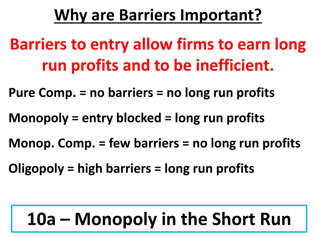 why are barriers important