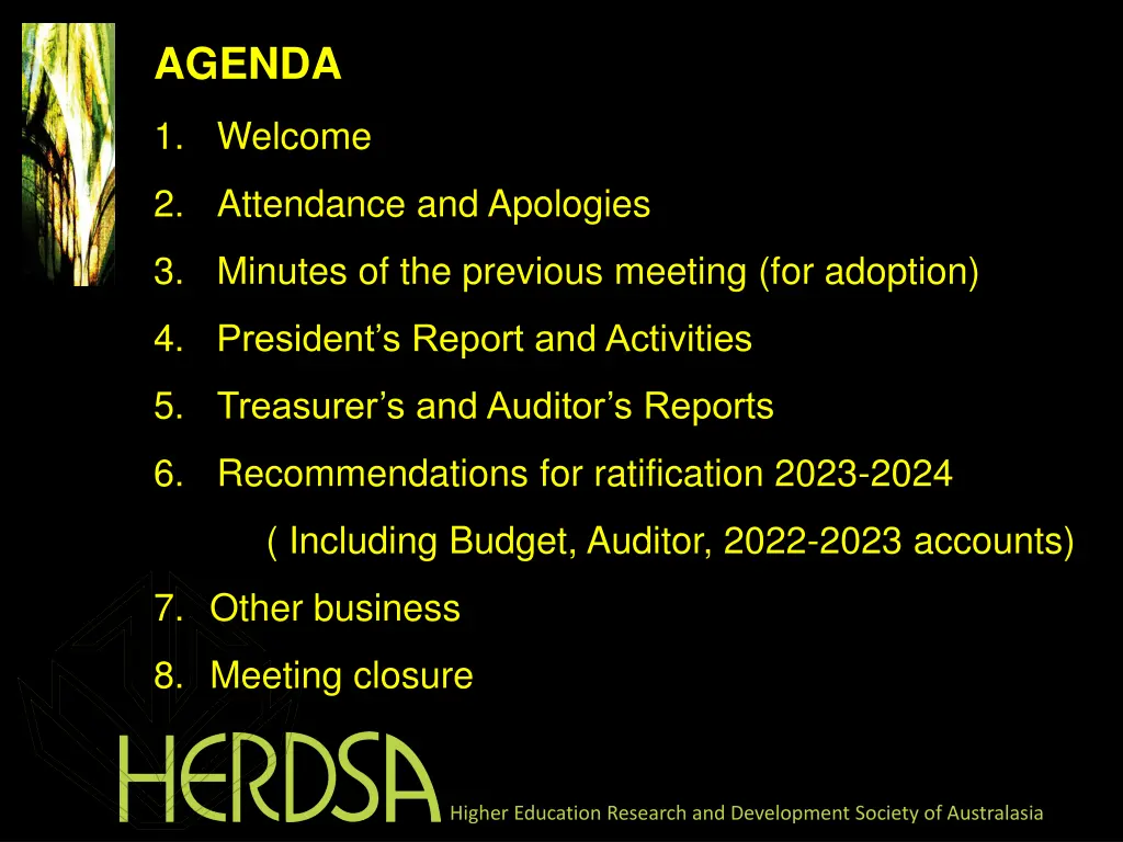 agenda
