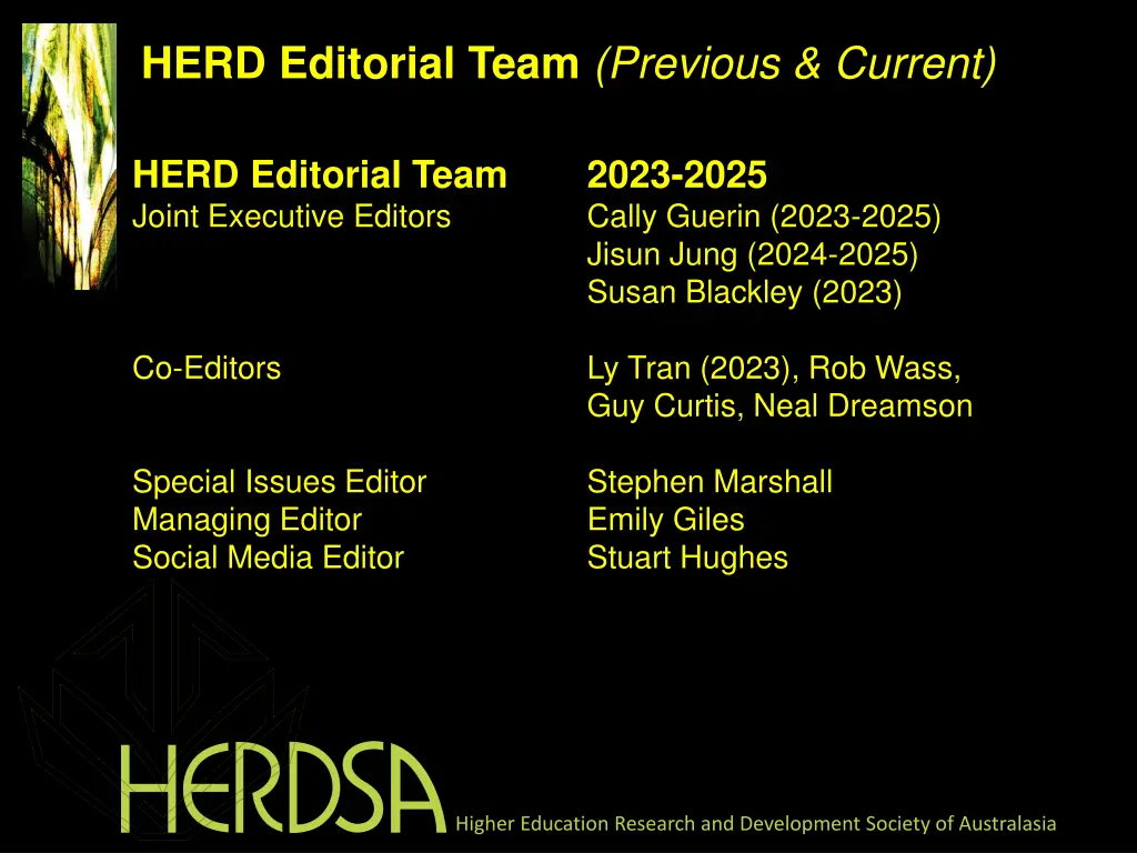 herd editorial team previous current