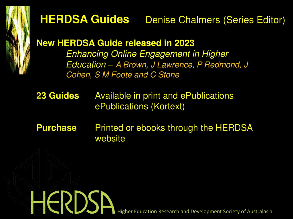 herdsa guides denise chalmers series editor