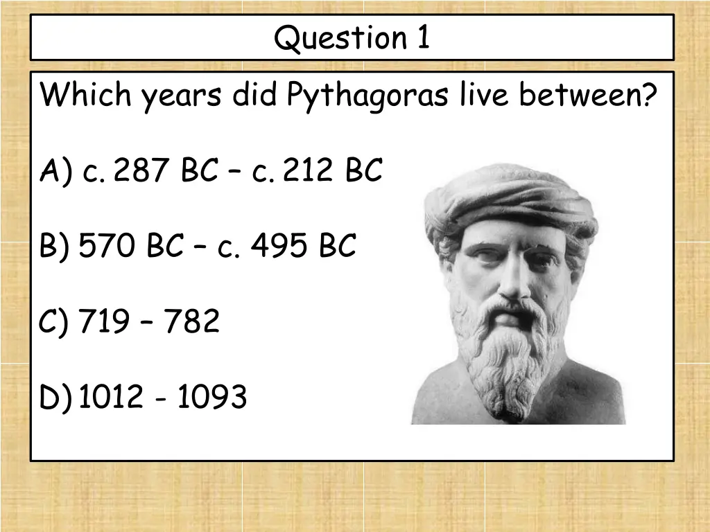question 1
