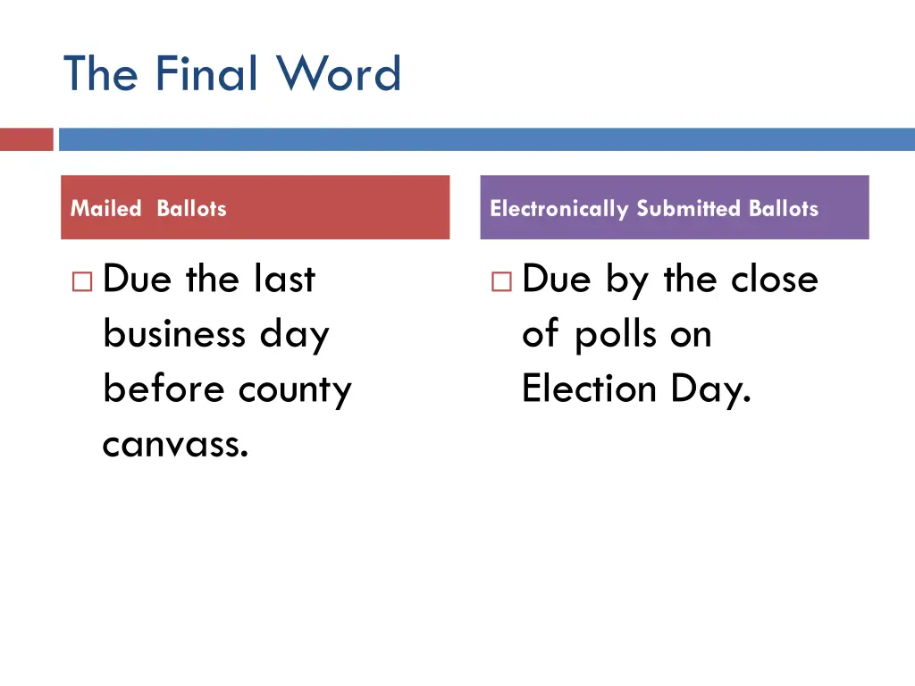 the final word