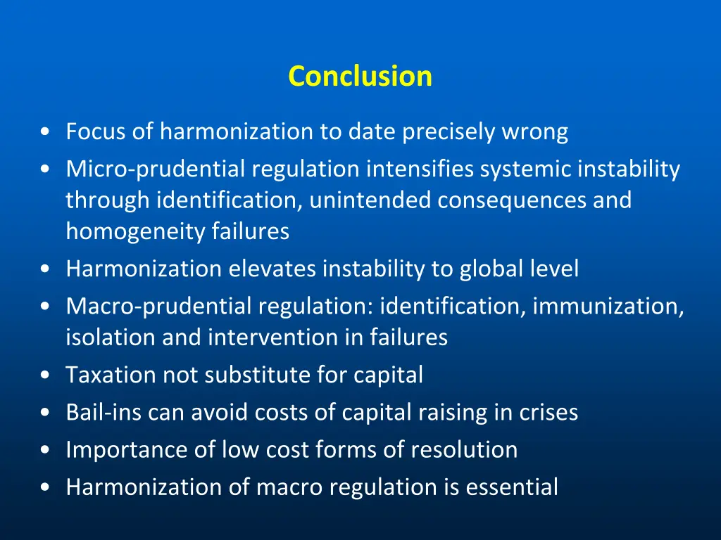 conclusion