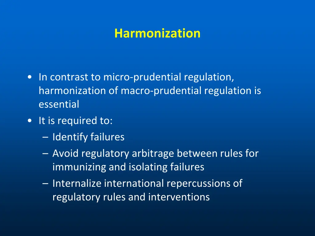 harmonization 1