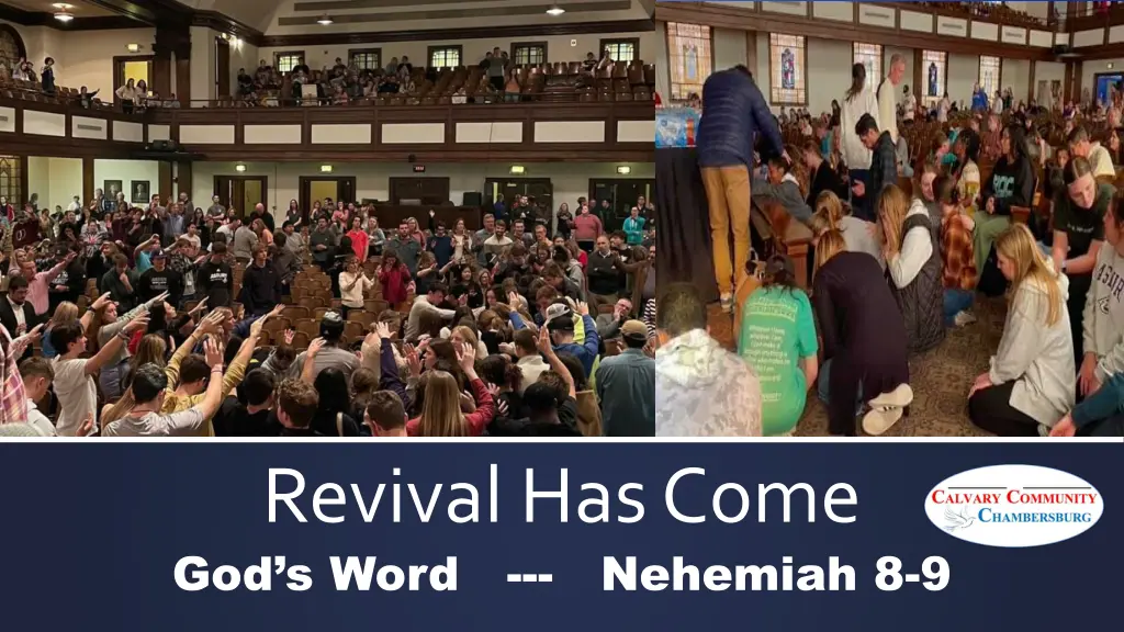 revival has come god s word