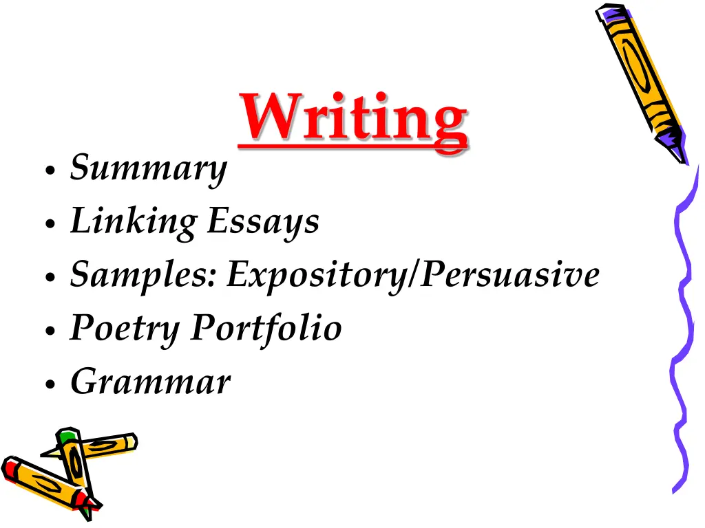 writing