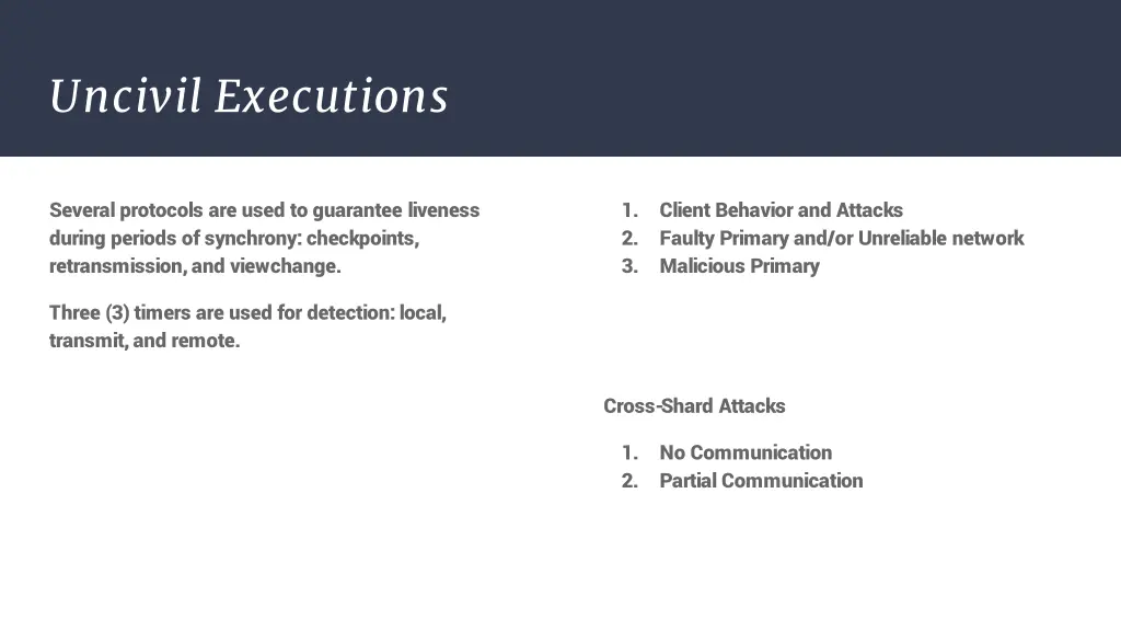 uncivil executions