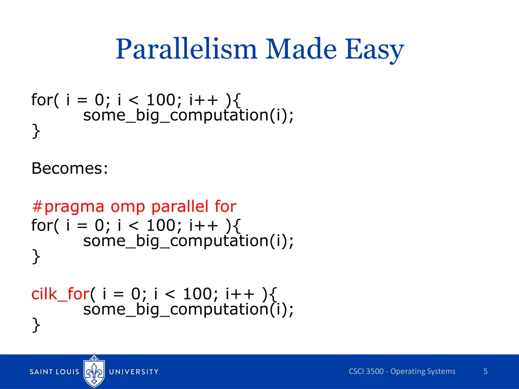 parallelism made easy