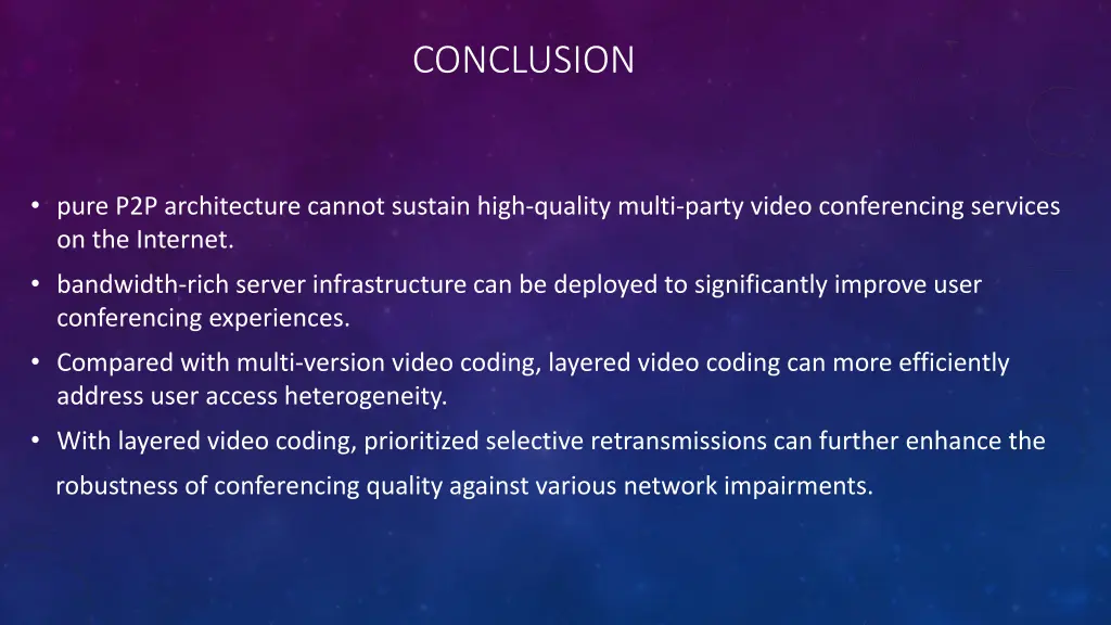 conclusion