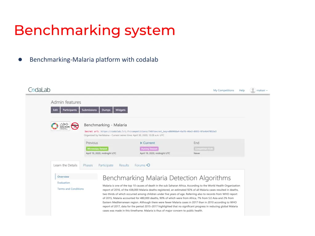 benchmarking system