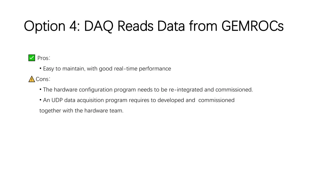 option 4 daq reads data from gemrocs option