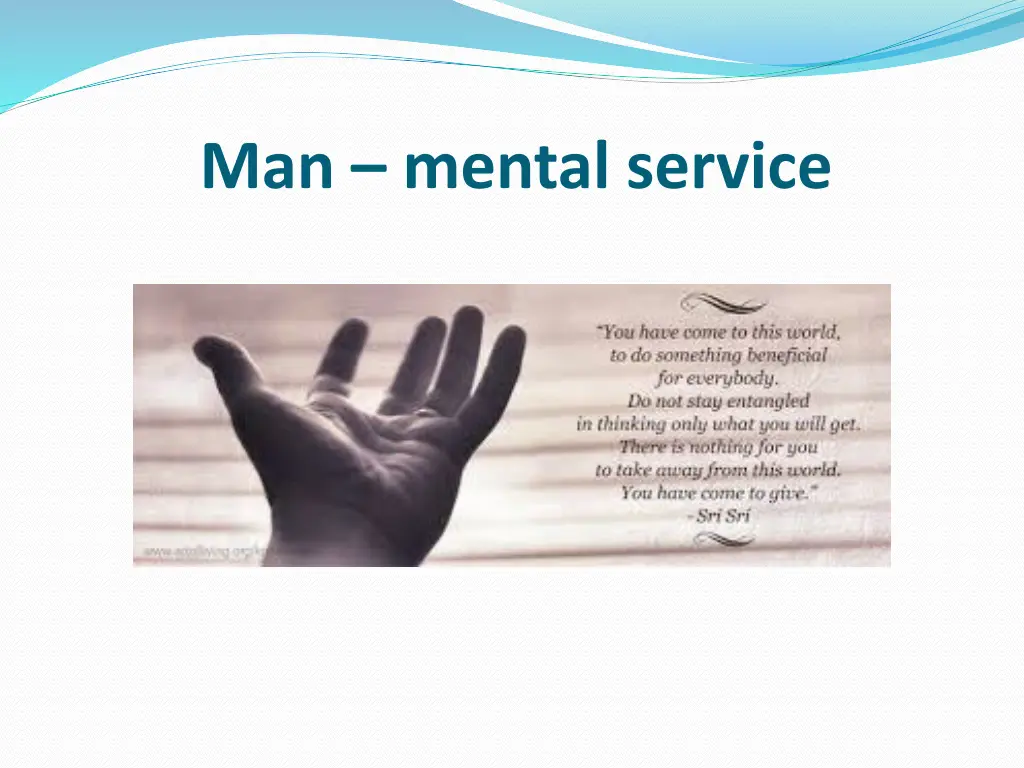 man mental service