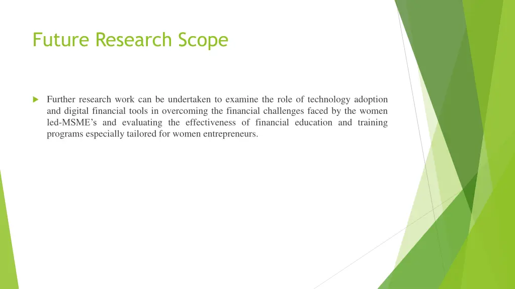 future research scope