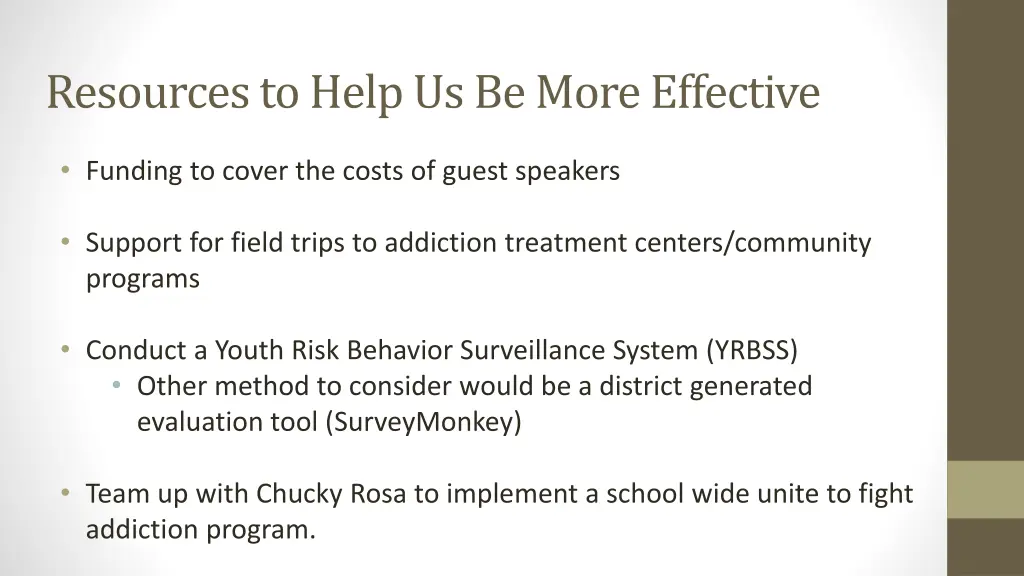 resources to help us be more effective