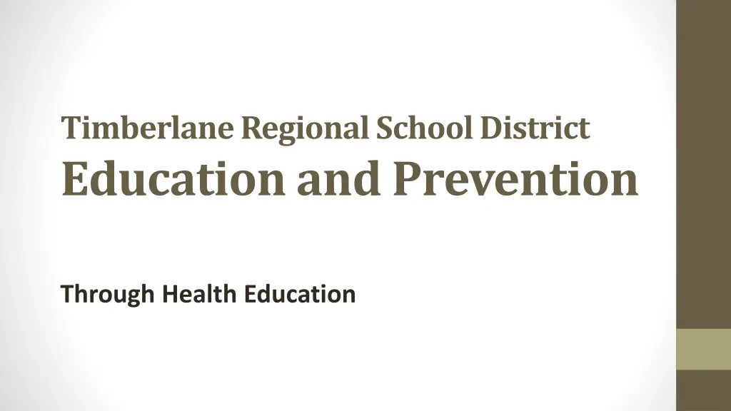 timberlane regional school district education