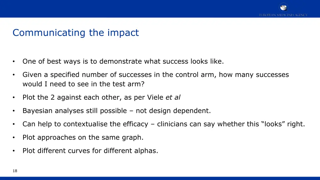communicating the impact