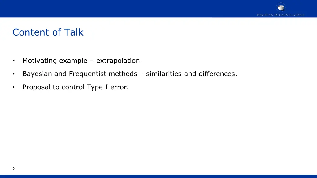 content of talk