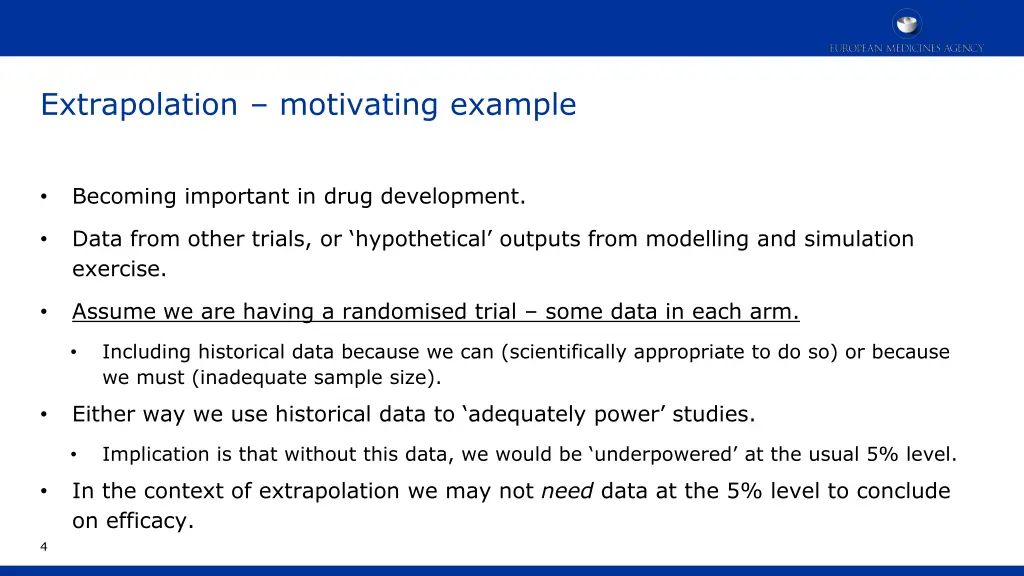extrapolation motivating example