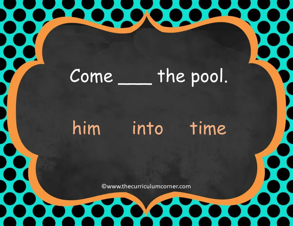 come the pool