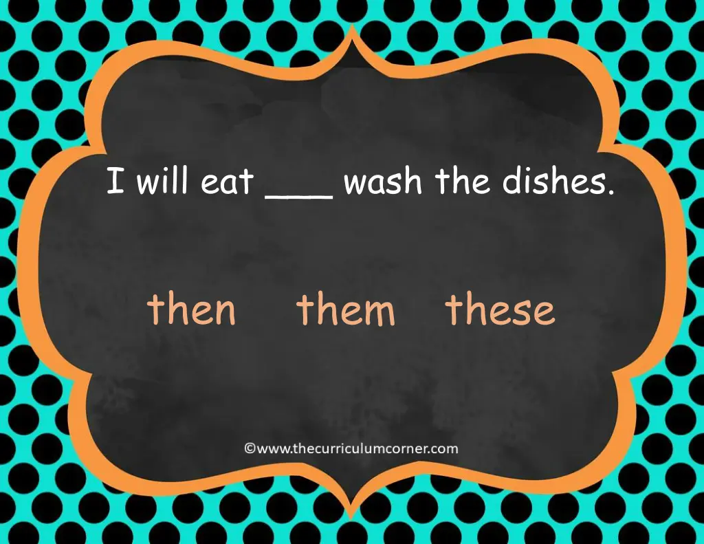 i will eat wash the dishes