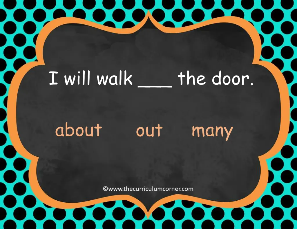 i will walk the door
