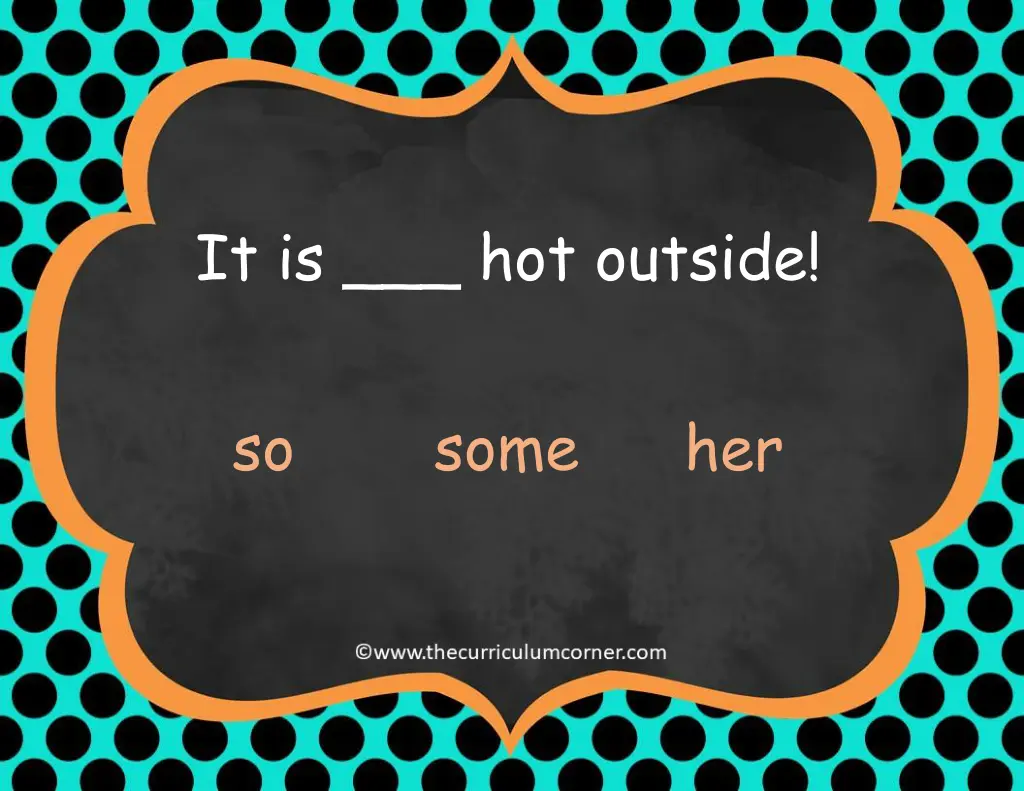 it is hot outside