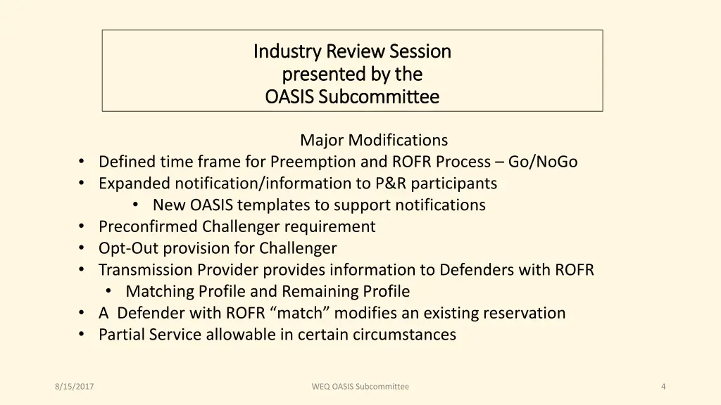 industry review session industry review session 1