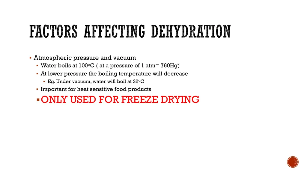 factors affecting dehydration 1
