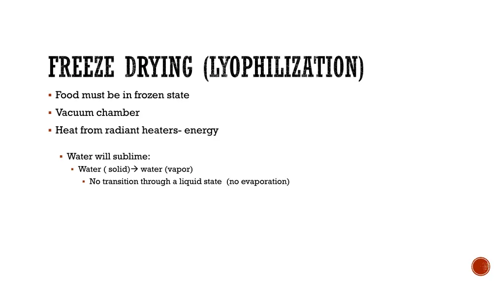 freeze drying lyophilization