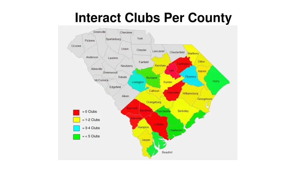 interact clubs per county