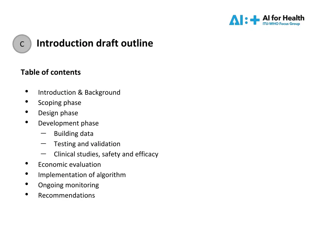 introduction draft outline