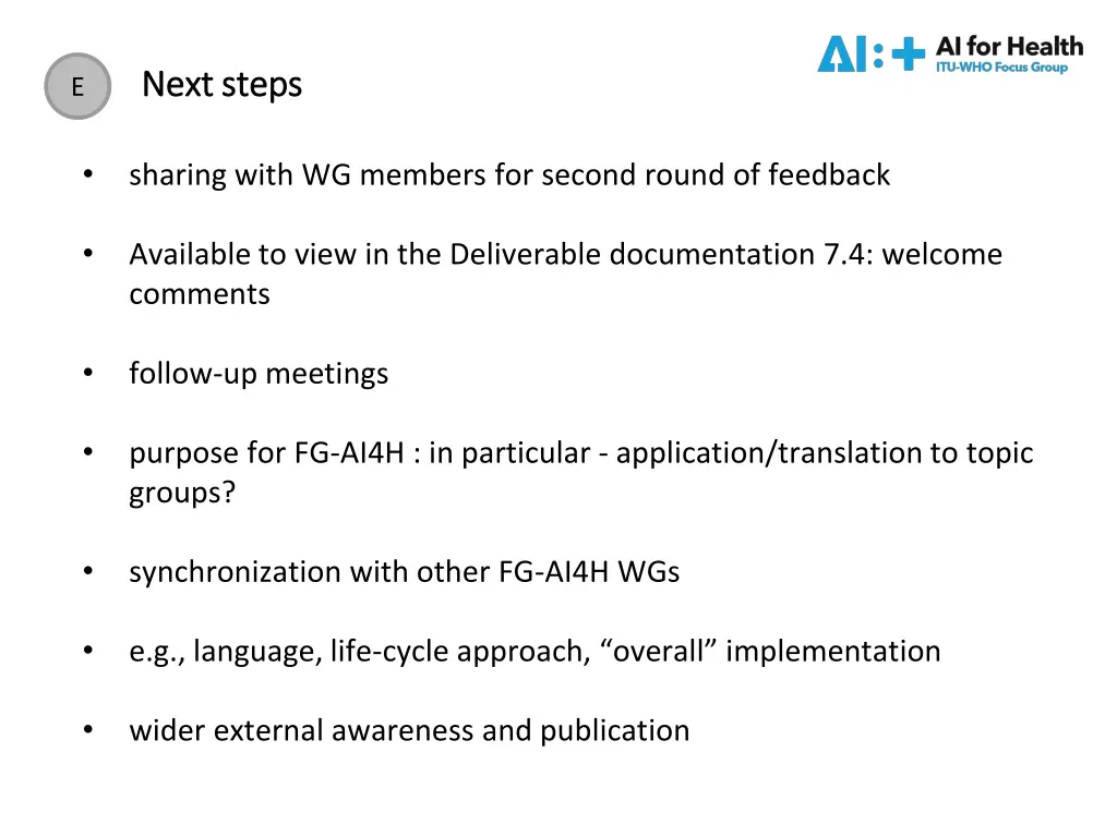 next steps next steps