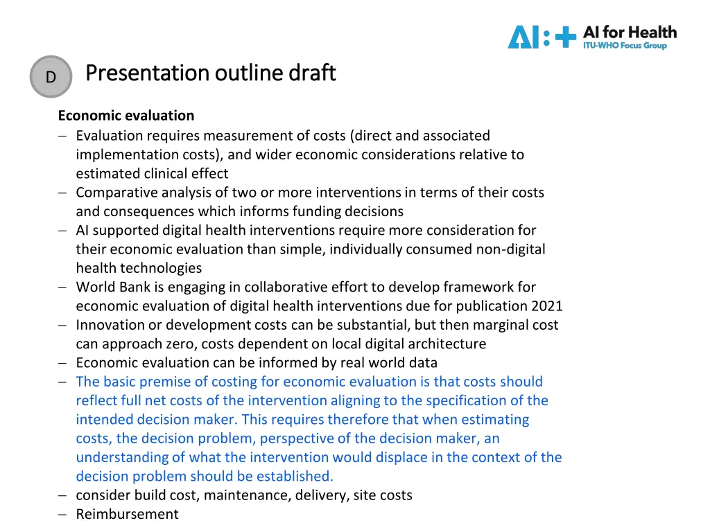 presentation outline draft presentation outline 2