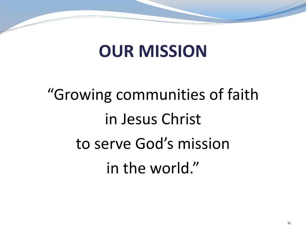 our mission