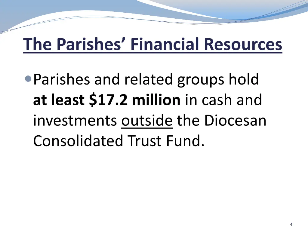 the parishes financial resources 2
