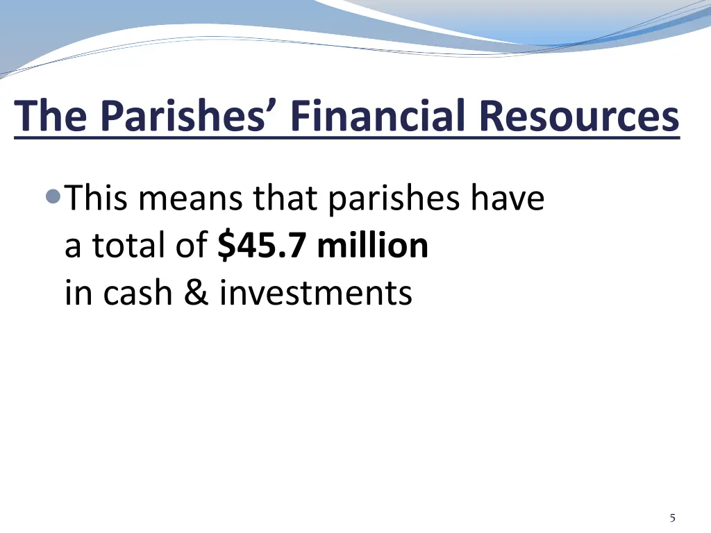 the parishes financial resources 3