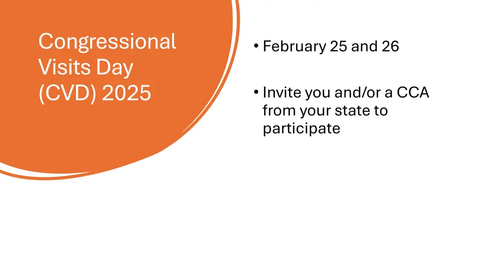 congressional visits day cvd 2025