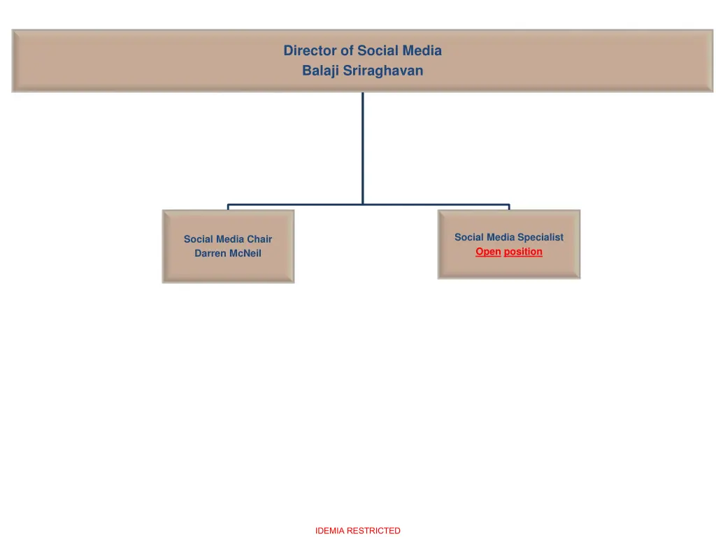 director of social media balaji sriraghavan